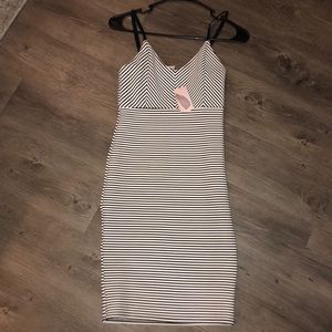 Black and white forever 21 mini dress